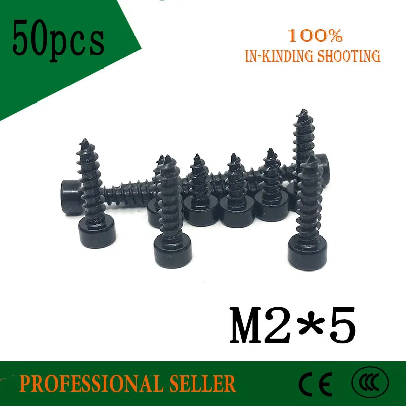 50 шт./лот углеродистая сталь с черным M2 * 5 M2 x 5 шестигранной головкой с саморезом
50 шт./лот углеродистая сталь с черным M2 * 5 M2 x 5 шестигранной головкой с саморезом