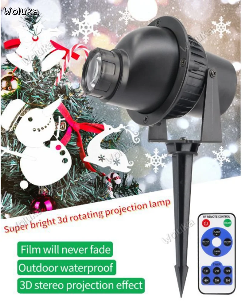 Outdoor Waterproof led home KTV advertising 3D projection light Christmas Day spin logo spotlight Laser Projection lamp CD50 W03
Outdoor Waterproof led home KTV advertising 3D projection light Christmas Day spin logo spotlight Laser Projection lamp CD50 W03