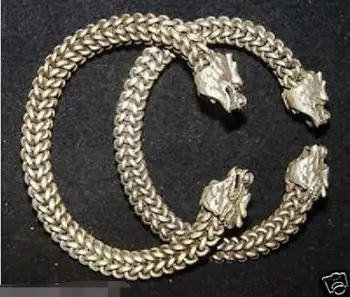 Free Shipping >> new hot Rare a pair Vintage Asian Miao silver dragon cuff Bangle bracelet
Free Shipping >> new hot Rare a pair Vintage Asian Miao silver dragon cuff Bangle bracelet