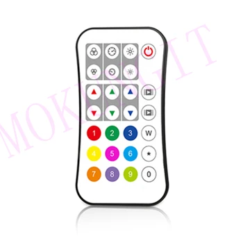 2.4G RGB/RGBW Remote Control R9 RF 2.4G Poleless RGB/RGBW/SPI LED strip Lamps with 27-key Mirage Remote Controller 1 zone
2.4G RGB/RGBW Remote Control R9 RF 2.4G Poleless RGB/RGBW/SPI LED strip Lamps with 27-key Mirage Remote Controller 1 zone