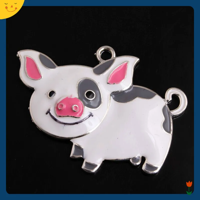 OYKZA Fashion Jewelry 46*56mm 5pcs Zice Alloy Pig enamel Pendants for Chunky Beads Necklace Making
OYKZA Fashion Jewelry 46*56mm 5pcs Zice Alloy Pig enamel Pendants for Chunky Beads Necklace Making