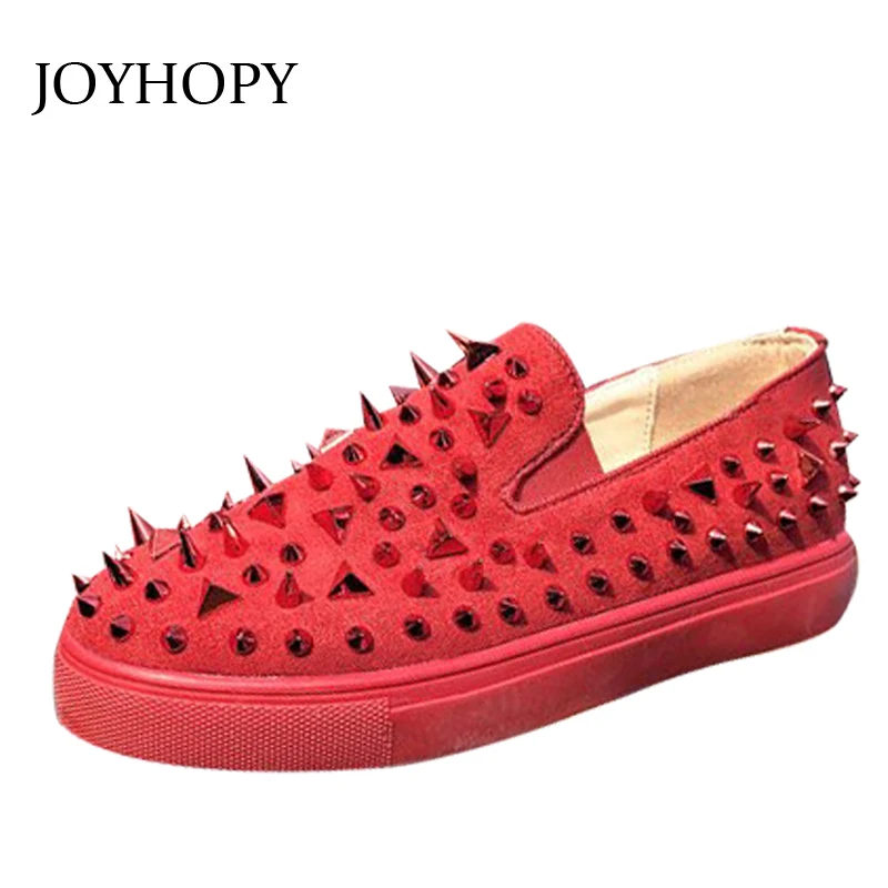 JOYHOPY 2018 Spring New Punk Rivet Lovers Shoes Summer Flat Sole Shoes Women Slip-On Loafers Flock Casaul Flats Ladies AWF0123
JOYHOPY 2018 Spring New Punk Rivet Lovers Shoes Summer Flat Sole Shoes Women Slip-On Loafers Flock Casaul Flats Ladies AWF0123