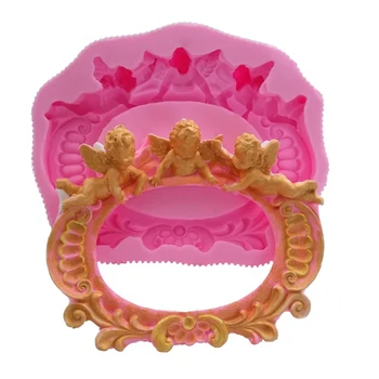 Cute Angel Frame Cake Baking Tools Handmade Soap Molds Fondant Cake Decorative DIY Chocolate Candy Cookie Sugar Clay Mould
Cute Angel Frame Cake Baking Tools Handmade Soap Molds Fondant Cake Decorative DIY Chocolate Candy Cookie Sugar Clay Mould