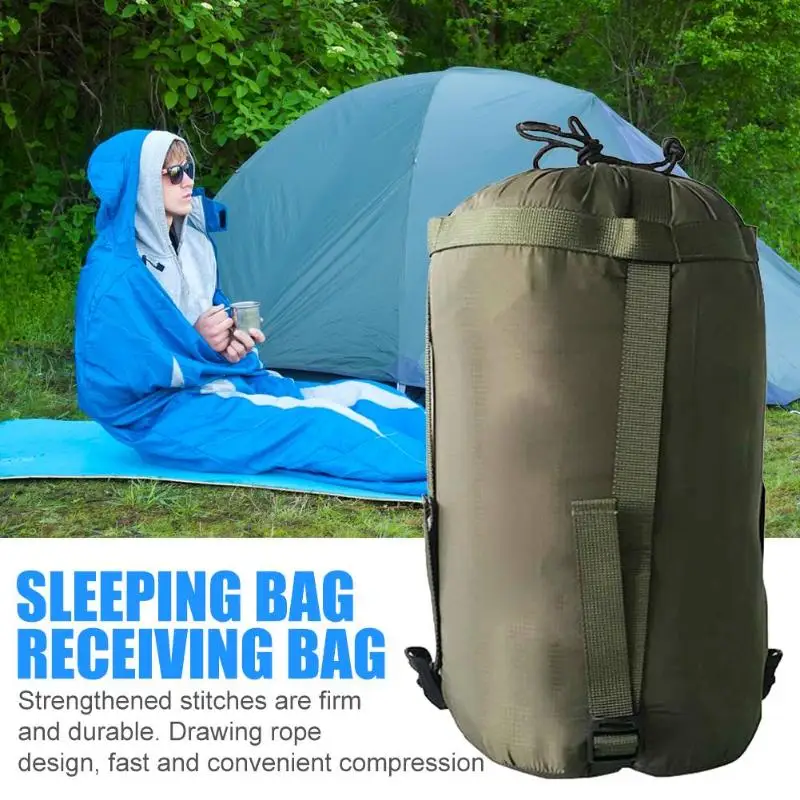 Outdoor Camping Sleeping Bag Waterproof Compression Stuff Sack Bag Pack Leisure Hammock Storage Pack 38*18*18cm
Outdoor Camping Sleeping Bag Waterproof Compression Stuff Sack Bag Pack Leisure Hammock Storage Pack 38*18*18cm
