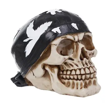 Resin skull head Halloween gift personal decoration household decoration hat skull decoration
Resin skull head Halloween gift personal decoration household decoration hat skull decoration