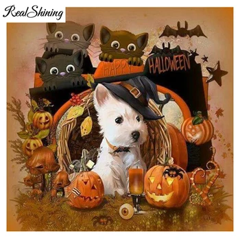 REALSHINING Full Square Diamond Embroidery Custom 5D Diy Diamond Painting Dogs Pumpkins Mosaic Pattern Needlework Decor FS464
REALSHINING Full Square Diamond Embroidery Custom 5D Diy Diamond Painting Dogs Pumpkins Mosaic Pattern Needlework Decor FS464