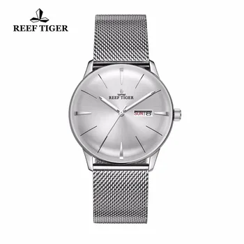 Reef Tiger Brand Automatic Watches with Date Day Stainless Steel Analog Watches Convex Lens Designer Watch RGA8238
Reef Tiger Brand Automatic Watches with Date Day Stainless Steel Analog Watches Convex Lens Designer Watch RGA8238