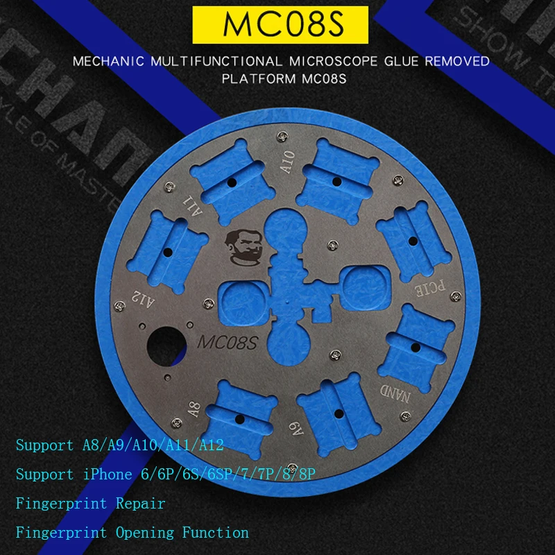 MECHANIC Multi-function Stereo microscope base Fingerprint CPU Chip Positioning Repair for iphone 6/6s/6p/7/7p/8g/8P A8-A12
MECHANIC Multi-function Stereo microscope base Fingerprint CPU Chip Positioning Repair for iphone 6/6s/6p/7/7p/8g/8P A8-A12