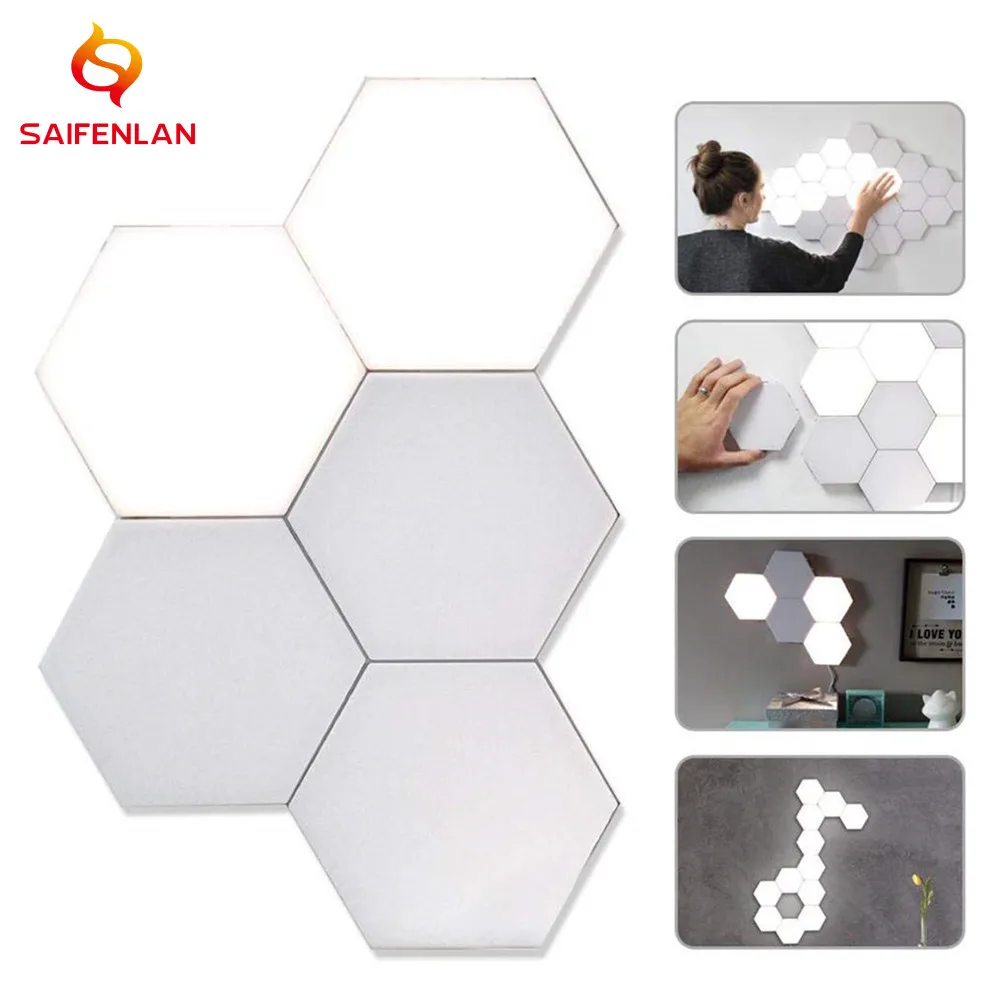 Quantum Wall Lamp Touch Sensitive Lighting Night Light Magnetic Hexagons Creative Decoration Wall Lampara
Quantum Wall Lamp Touch Sensitive Lighting Night Light Magnetic Hexagons Creative Decoration Wall Lampara