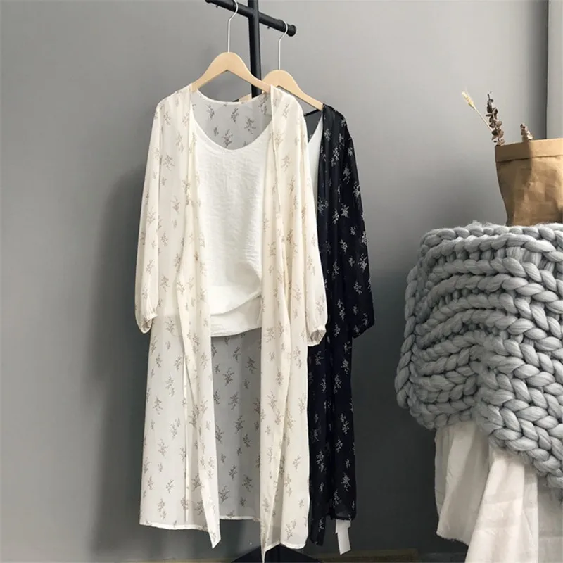Vacation Beach Women Long Blouses Sexy Mesh Longline Kimono Sunproof Long Sleeve Beach Clothing 2018 Fashion Open Front Kimono
Vacation Beach Women Long Blouses Sexy Mesh Longline Kimono Sunproof Long Sleeve Beach Clothing 2018 Fashion Open Front Kimono