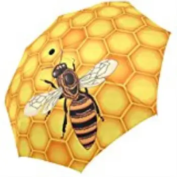 Bee and Honeycomb Foldable Umbrella Anti Rain Umbrella 3 Folding Parasol Sun Protection Anti-UV Umbrella for Women
Bee and Honeycomb Foldable Umbrella Anti Rain Umbrella 3 Folding Parasol Sun Protection Anti-UV Umbrella for Women