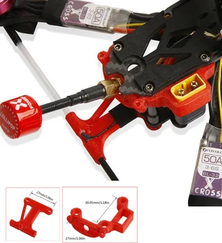 Rear Antenna Fixed Holder+XT60 Plug Holding Mount Support 3D Printed Fixator Base For Longrange Receiver XL5 XL Series 
Rear Antenna Fixed Holder+XT60 Plug Holding Mount Support 3D Printed Fixator Base For Longrange Receiver XL5 XL Series