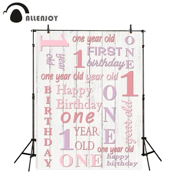 Allenjoy kids background for photography studio First Bithday pink purple One year old girl backdrop original design photocall 
Allenjoy kids background for photography studio First Bithday pink purple One year old girl backdrop original design photocall