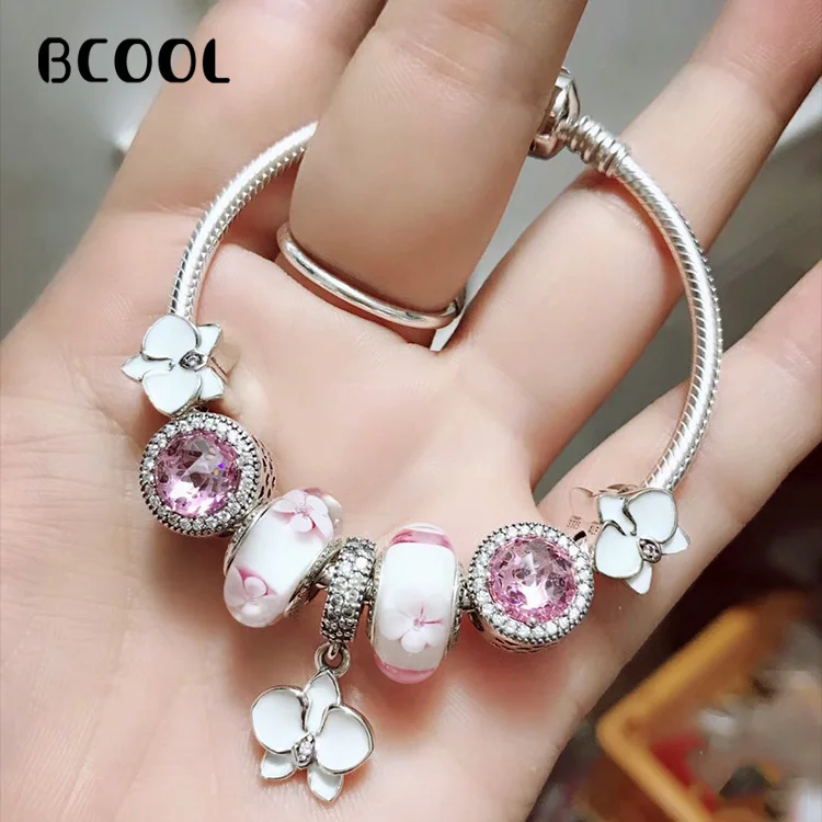 BCOOL DIY Jewelry Female Charm Fashion Silver 925 Original Bracelet, Butterfly Dance Crystal Bracelet Jewelry Gift Free Package
BCOOL DIY Jewelry Female Charm Fashion Silver 925 Original Bracelet, Butterfly Dance Crystal Bracelet Jewelry Gift Free Package