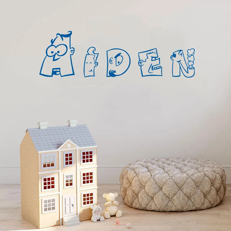 Custom Name For Kids Bedroom Wall Sticker Cartoon Font Cute Room Decoration Personalized Name Decals Boys Girls Poster MuralW186
Custom Name For Kids Bedroom Wall Sticker Cartoon Font Cute Room Decoration Personalized Name Decals Boys Girls Poster MuralW186