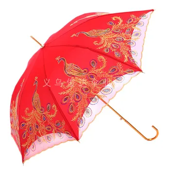 Fashion Red Wedding Umbrella Wooden Handle Bride Umbrella Parasol Cotton Beach Umbrella Wedding Guarda Chuva De Renda
Fashion Red Wedding Umbrella Wooden Handle Bride Umbrella Parasol Cotton Beach Umbrella Wedding Guarda Chuva De Renda