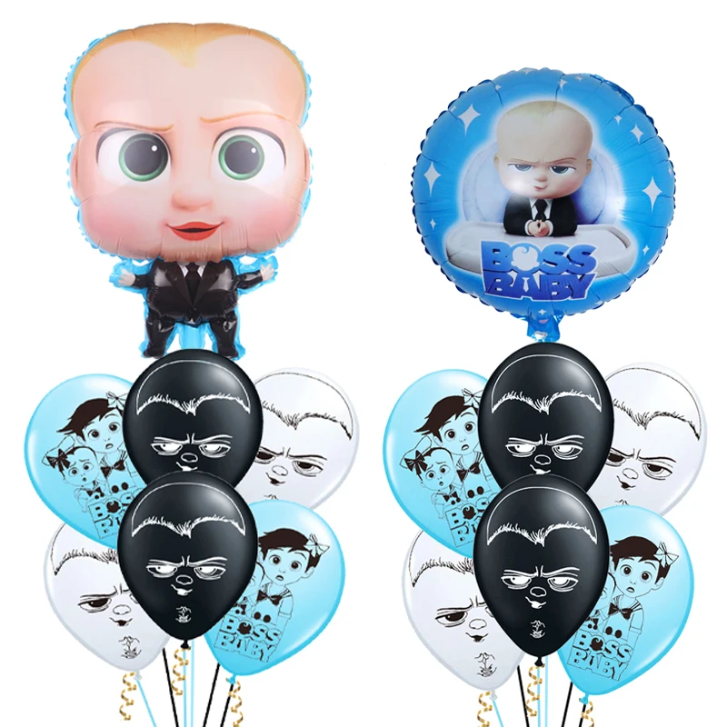 1set Boss baby Foil balloons Cartoon theme Latex Ballons birthday party decorations Globos kids toys baby bath products gifts
1set Boss baby Foil balloons Cartoon theme Latex Ballons birthday party decorations Globos kids toys baby bath products gifts