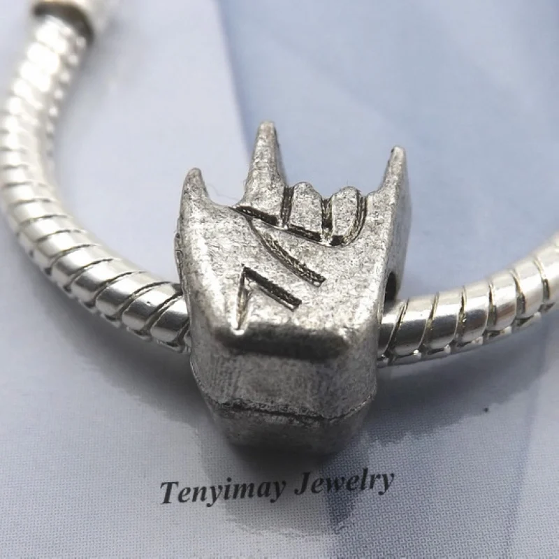 Finger Design Antique Alloy Beads European Charm Beads For Snake Chain Bracelet LB837
Finger Design Antique Alloy Beads European Charm Beads For Snake Chain Bracelet LB837