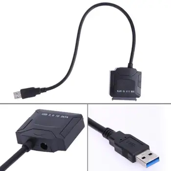 USB 3.0 to SATA Adapter SSD HDD Converter Cable High Speed USB 3.0 to SATA Hard Drive Converter for 2.5''3.5''Laptop Hard Drive
USB 3.0 to SATA Adapter SSD HDD Converter Cable High Speed USB 3.0 to SATA Hard Drive Converter for 2.5''3.5''Laptop Hard Drive