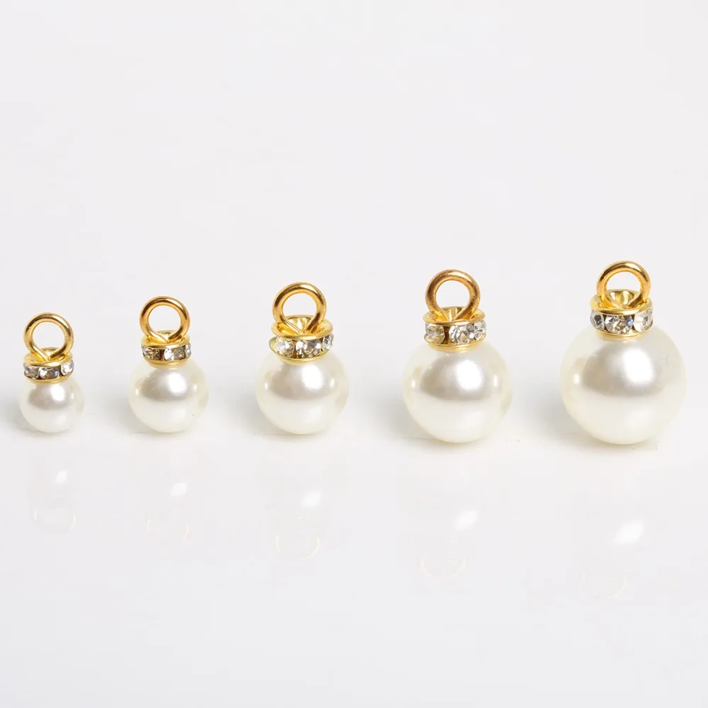 5 Size 10pcs Round ABS Imitation Pearl Beads Gold Bead Cap Charms Pendants Earring Accessory DIY Jewelry Making Findings
5 Size 10pcs Round ABS Imitation Pearl Beads Gold Bead Cap Charms Pendants Earring Accessory DIY Jewelry Making Findings