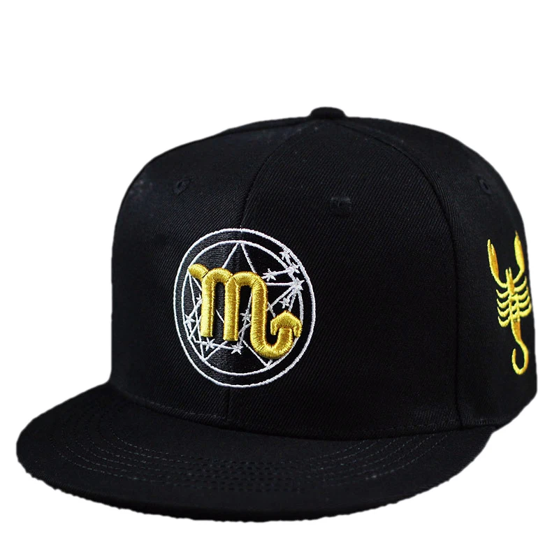 Unisex 12 Constellation Zodic Pattern Cotton Blend Flat Casual Embroidery Visor Rap & Hip Hop Baseball Cap Adjust Size 55-61CM
Unisex 12 Constellation Zodic Pattern Cotton Blend Flat Casual Embroidery Visor Rap & Hip Hop Baseball Cap Adjust Size 55-61CM