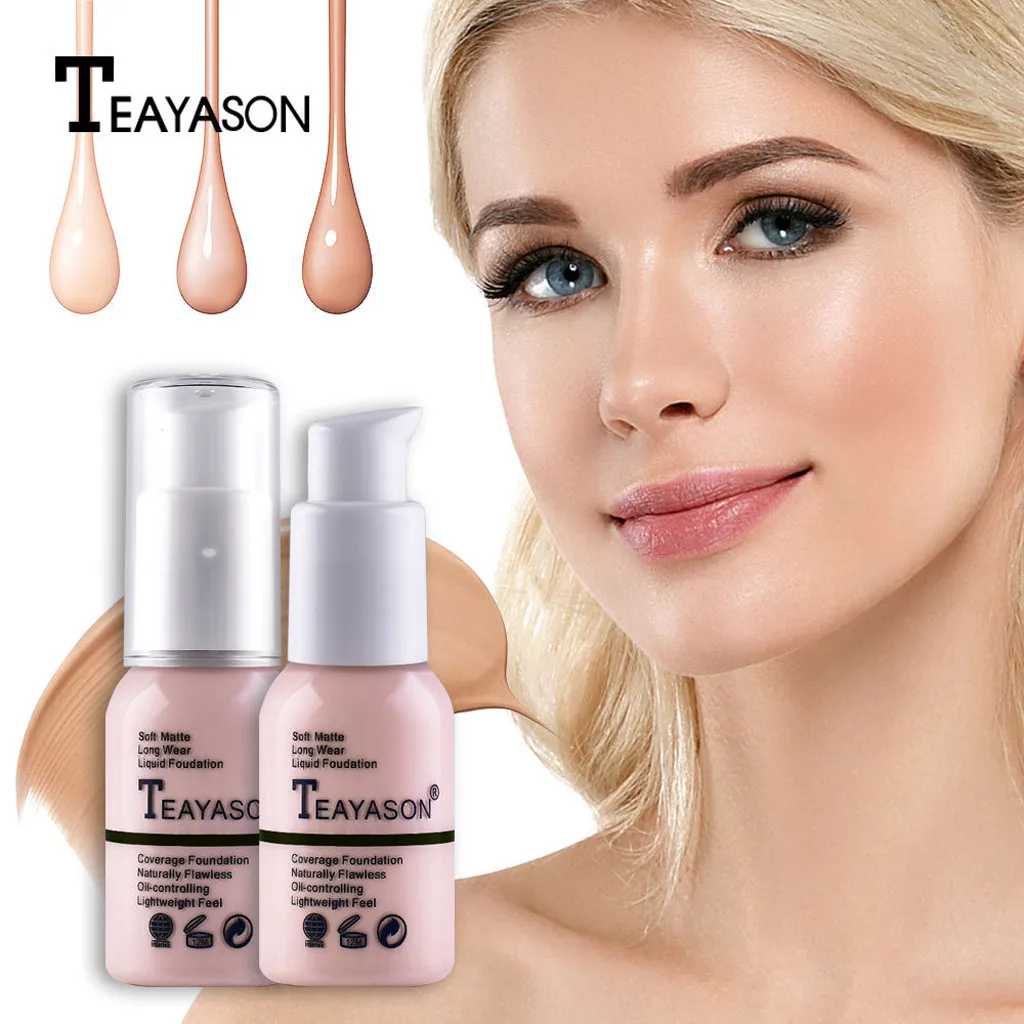 Foundation Makeup Soft Matte Long Wear Oil Control Concealer Liquid Foundation Cream Fashion Womens maquillage
Foundation Makeup Soft Matte Long Wear Oil Control Concealer Liquid Foundation Cream Fashion Womens maquillage