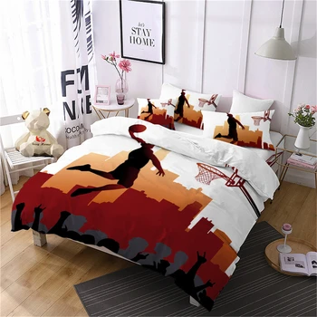 4Pcs Basketball Bedding Set Boys Cartoon Sports Design Duvet Cover Set Twin Full Queen King Bedding Flat Sheet Pillowcase D30
4Pcs Basketball Bedding Set Boys Cartoon Sports Design Duvet Cover Set Twin Full Queen King Bedding Flat Sheet Pillowcase D30