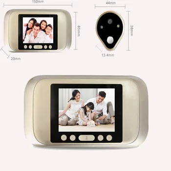 1 pc Doorbell Camera 3.5 inch Touch Screen Photo Video Record Video-eye Wired Digital Video Door Viewer
1 pc Doorbell Camera 3.5 inch Touch Screen Photo Video Record Video-eye Wired Digital Video Door Viewer