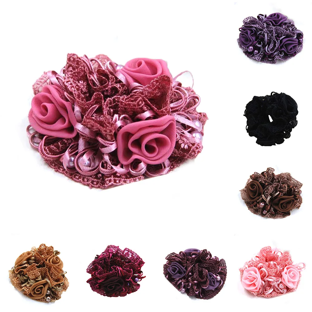 New Arrival Women Luxury Flower Lace Ribbon Elegant Elastic Hair Bands Good Quality Ponytail Holder Hair Ropes Hair Accessories
New Arrival Women Luxury Flower Lace Ribbon Elegant Elastic Hair Bands Good Quality Ponytail Holder Hair Ropes Hair Accessories