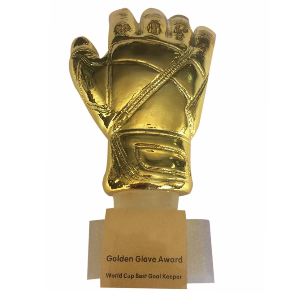 12 Inches Height Soccer Football Resin GOALKEEPER Golden Glove Award World Cup Trophy Golden Goalkeeper Award Fans Souvenirs
12 Inches Height Soccer Football Resin GOALKEEPER Golden Glove Award World Cup Trophy Golden Goalkeeper Award Fans Souvenirs