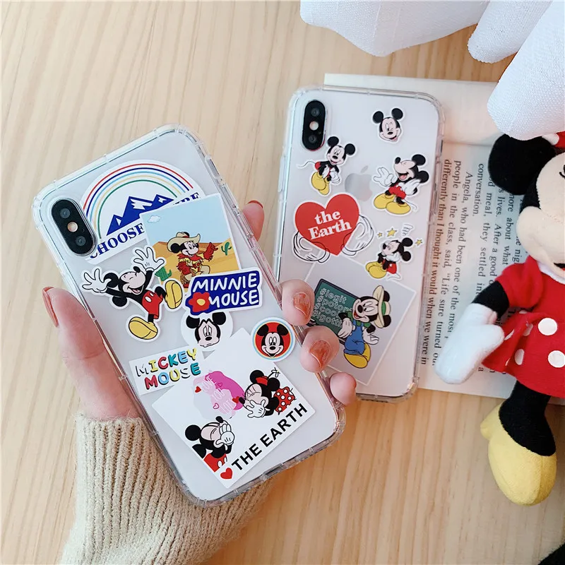 Cartoon Minnie Mickey Phone Cases For iPhone 8 7 6s 6 S Plus X Case Silicon Soft TPU Back Cover Airbag Case For iPhone XR XS MAX
Cartoon Minnie Mickey Phone Cases For iPhone 8 7 6s 6 S Plus X Case Silicon Soft TPU Back Cover Airbag Case For iPhone XR XS MAX