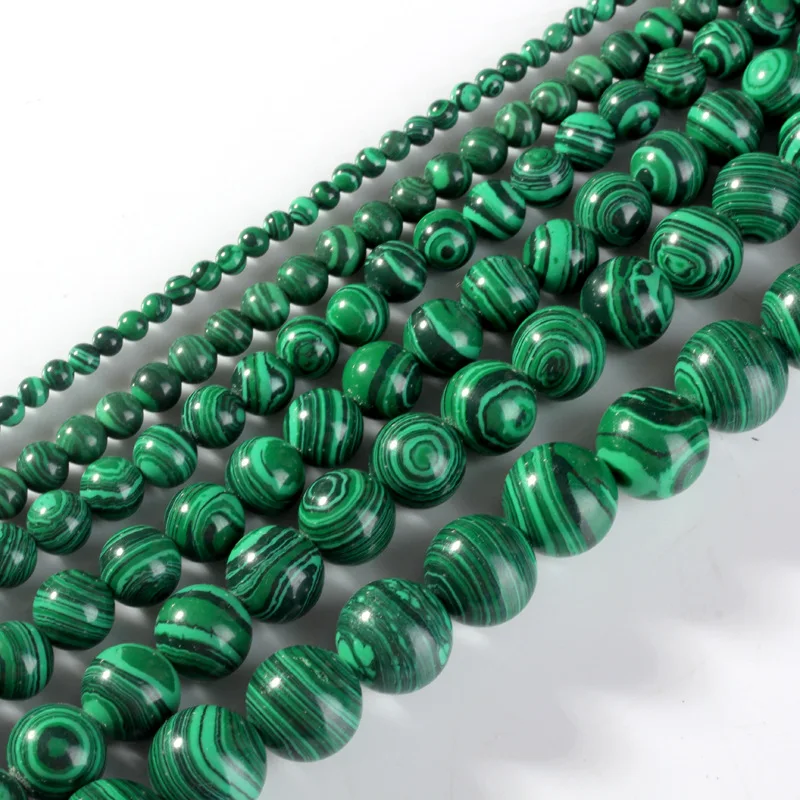 Natural Malachite Stone Beads Green Round Loose Beads 4 6 8 10 12 14mm for Jewelry Bracelet Necklace Making DIY Bead
Natural Malachite Stone Beads Green Round Loose Beads 4 6 8 10 12 14mm for Jewelry Bracelet Necklace Making DIY Bead