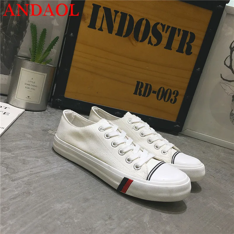 ANDAOL Men's Casual Shoes Top Quality Fashion Light Sneakers Basket Tenis Feminino Luxury Brand Canvas Lace-Up Campus Trainers
ANDAOL Men's Casual Shoes Top Quality Fashion Light Sneakers Basket Tenis Feminino Luxury Brand Canvas Lace-Up Campus Trainers