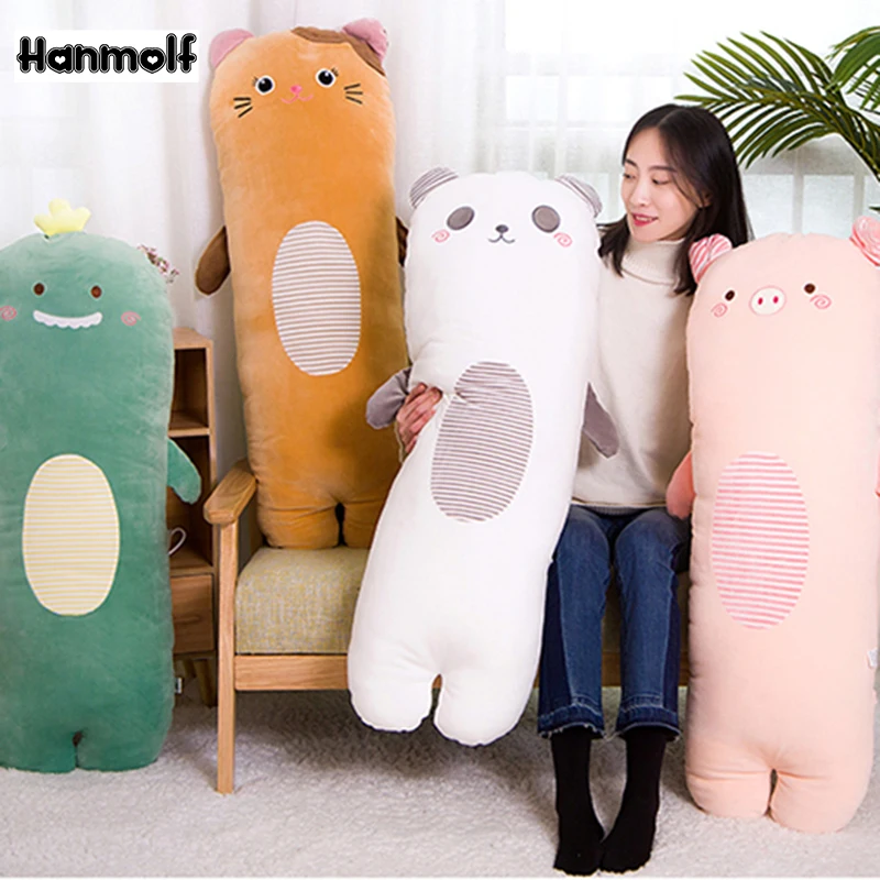 Animals Long Bolster Plushie Toy Soft Stuffed Striped Dinosaur/Pig/Panda/Cat Pillow Kids Adults Sleeping Friend Gift 4 Sizes
Animals Long Bolster Plushie Toy Soft Stuffed Striped Dinosaur/Pig/Panda/Cat Pillow Kids Adults Sleeping Friend Gift 4 Sizes