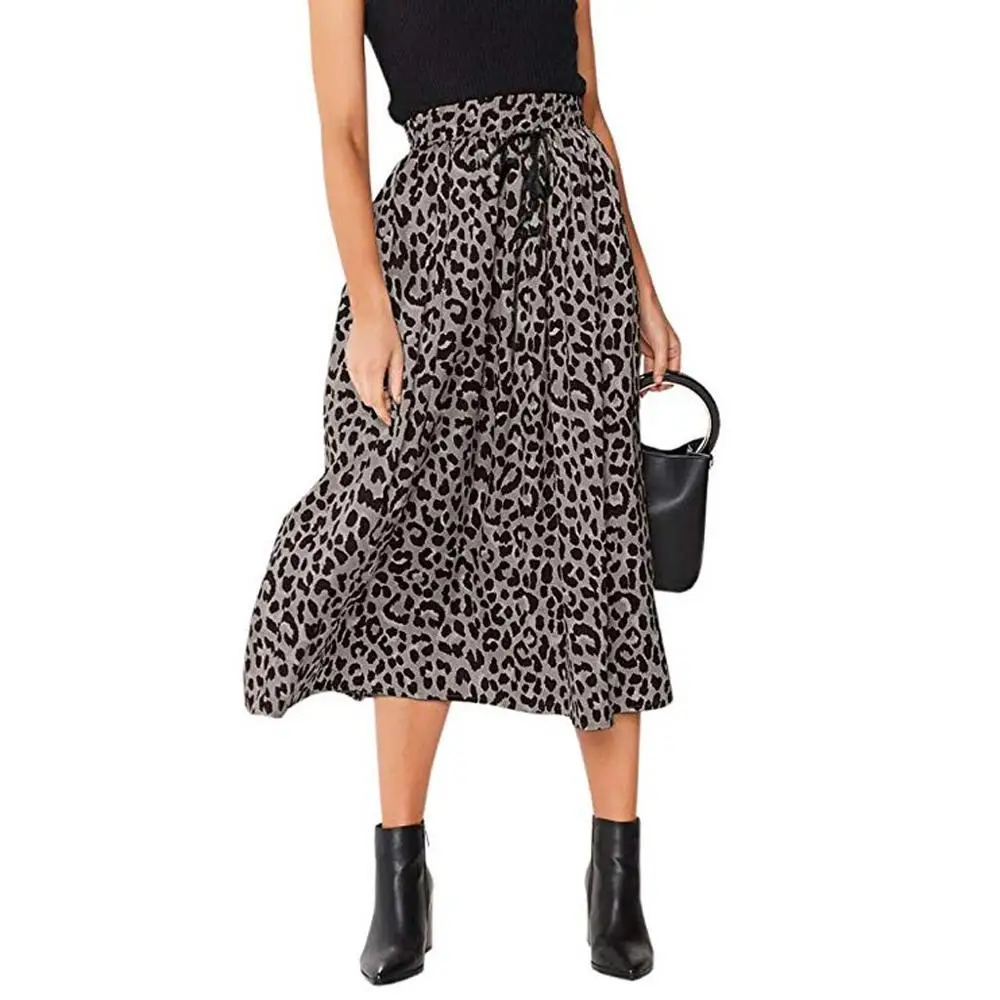 Newest Women Chiffon Leopard Print Skirt Waist High Ladies Summer Leopard Fashion Long Skirts jupe femme Casual Sexy H4
Newest Women Chiffon Leopard Print Skirt Waist High Ladies Summer Leopard Fashion Long Skirts jupe femme Casual Sexy H4