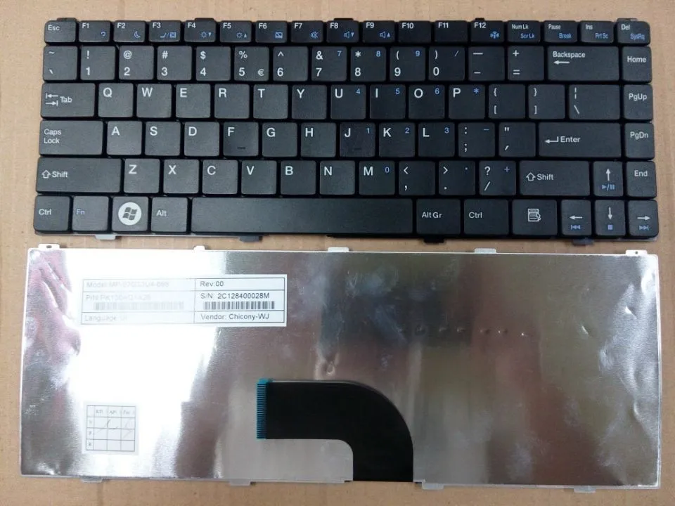 New laptop keyboard For W7410 K48C T46 V42F T45 V41C Z40 Z40A H46P A450 us version black colour Layout MP-07G33UE-698
New laptop keyboard For W7410 K48C T46 V42F T45 V41C Z40 Z40A H46P A450 us version black colour Layout MP-07G33UE-698