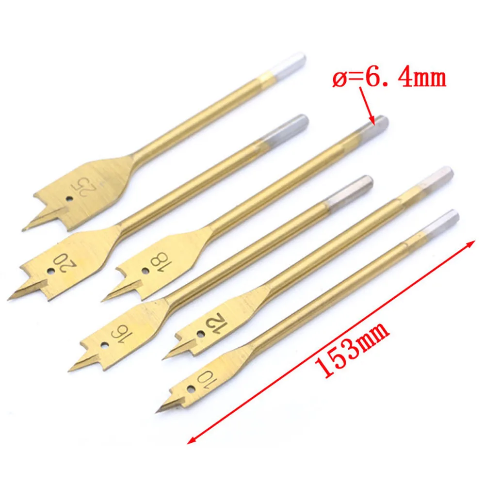 6pcs/Set HSS Tools Industrial Spade Paddle Flat Remover Tools Metal Drill Bit Set Woodworking Wood Carpenter Boring Drill Bit
6pcs/Set HSS Tools Industrial Spade Paddle Flat Remover Tools Metal Drill Bit Set Woodworking Wood Carpenter Boring Drill Bit
