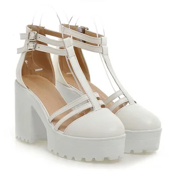 Gladiator Sandals WoMen Summer Shoe High Heels Peep Toe Buckle Cut-outs Platform Sandals Sandal Plus Size 25-62 P5d15
Gladiator Sandals WoMen Summer Shoe High Heels Peep Toe Buckle Cut-outs Platform Sandals Sandal Plus Size 25-62 P5d15