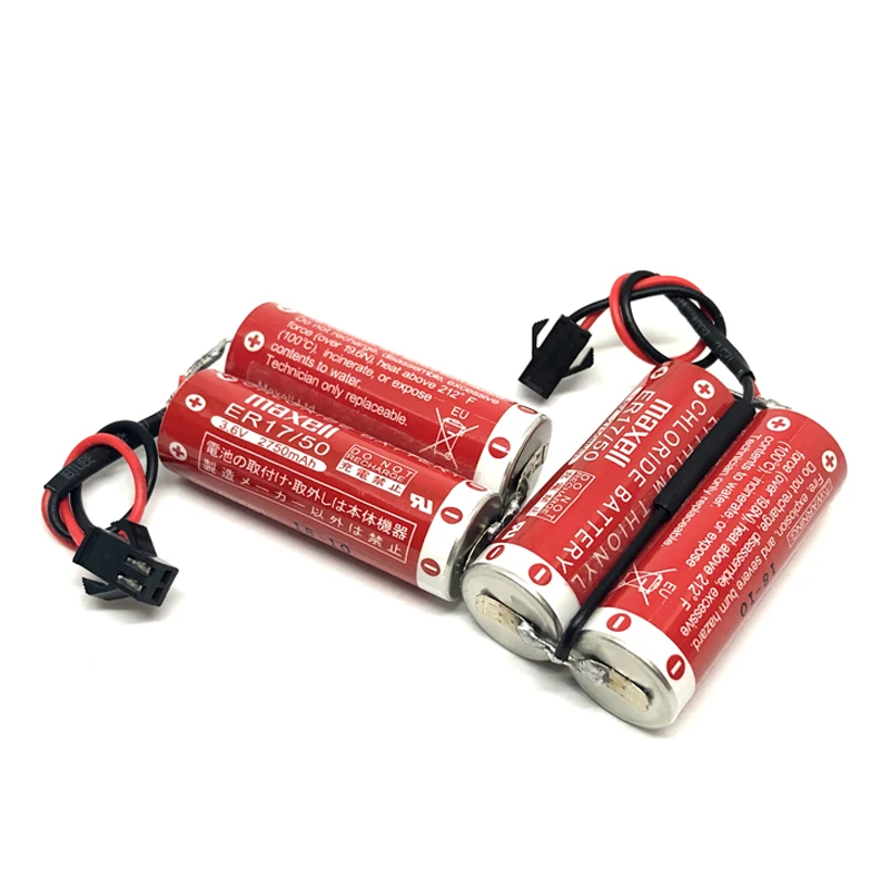 5pack/lot New Original Maxell ER17/50 3.6V 5500mah Robot Battery lithium plc batteries pack with black connector
5pack/lot New Original Maxell ER17/50 3.6V 5500mah Robot Battery lithium plc batteries pack with black connector
