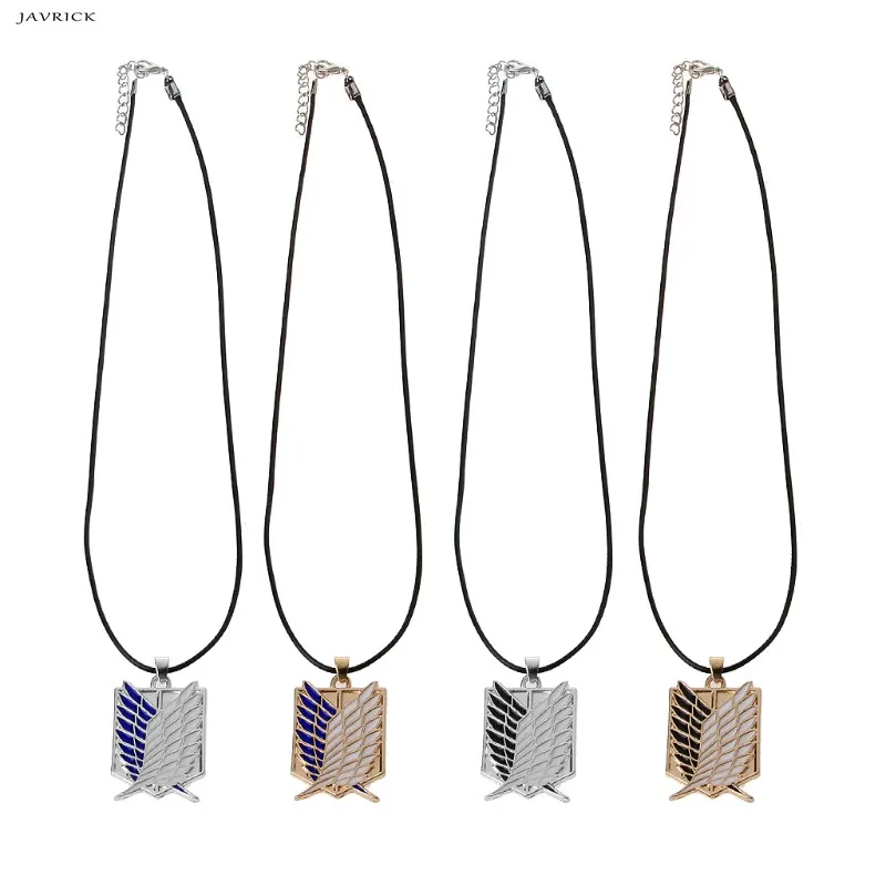 JAVRICK Anime Peripheral Pendant Necklace Attack on Titan Scout Regiment Necklace Survey Corps Erwin Smith Accessories Jewelry
JAVRICK Anime Peripheral Pendant Necklace Attack on Titan Scout Regiment Necklace Survey Corps Erwin Smith Accessories Jewelry