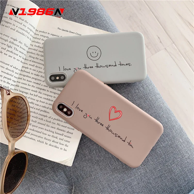 N1986N For iPhone 6 6s 7 8 Plus X XR XS Max Phone Case Fashion Cute Cartoon Love Heart Smiley Face Soft TPU For iPhone X Cover
N1986N For iPhone 6 6s 7 8 Plus X XR XS Max Phone Case Fashion Cute Cartoon Love Heart Smiley Face Soft TPU For iPhone X Cover