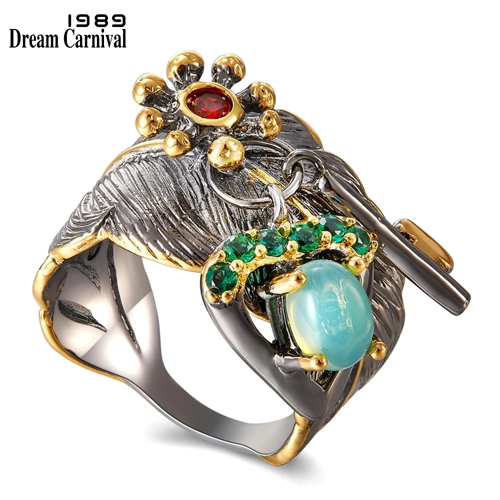 Женские кольца DreamCarnival 1989 Make U Different Beautiful Moving Charms с Синим Опалом, обручальные кольца с тонким листом WA11671
Женские кольца DreamCarnival 1989 Make U Different Beautiful Moving Charms с Синим Опалом, обручальные кольца с тонким листом WA11671