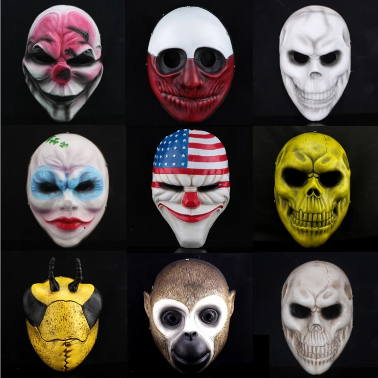 1pcs/lot PAYDAY2 HarvestDay2 Party Mask High Grade Resin Full Face Masks For Collection
1pcs/lot PAYDAY2 HarvestDay2 Party Mask High Grade Resin Full Face Masks For Collection