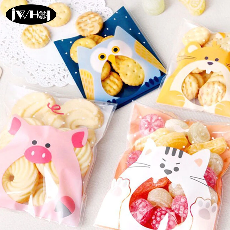 100 pcs Cartoon animal adhesive bag cookies diy Gift Bags for Christmas birthday Party Candy Food&Handmade soap Packaging bags
100 pcs Cartoon animal adhesive bag cookies diy Gift Bags for Christmas birthday Party Candy Food&Handmade soap Packaging bags