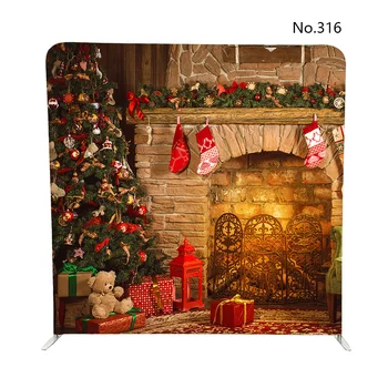 No.316 Christmas interior room fireplace Christmas tree with a red blanket and gifts for pillowcase backdrop
No.316 Christmas interior room fireplace Christmas tree with a red blanket and gifts for pillowcase backdrop