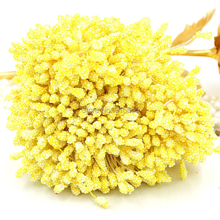 Free shipping 900pcs/lot yellow color Double heads 5mm Foam flower stamen floral stamen cake decoration craft DIY
Free shipping 900pcs/lot yellow color Double heads 5mm Foam flower stamen floral stamen cake decoration craft DIY