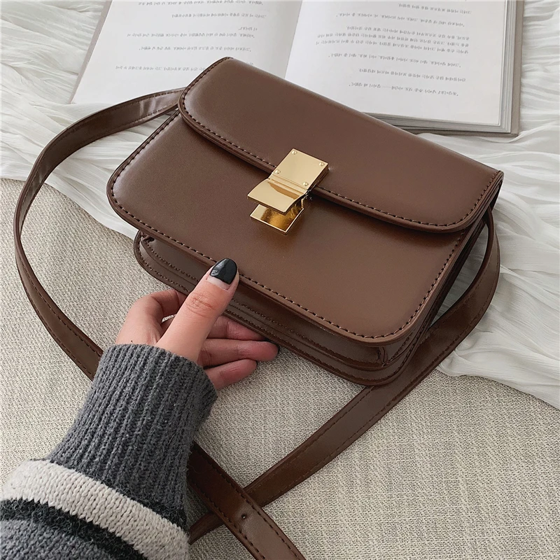 Burminsa Vintage Square Box Crossbody Bags For Women High Quality Lock Design Small Flap Ladies Shoulder Messenger Bags 2019
Burminsa Vintage Square Box Crossbody Bags For Women High Quality Lock Design Small Flap Ladies Shoulder Messenger Bags 2019