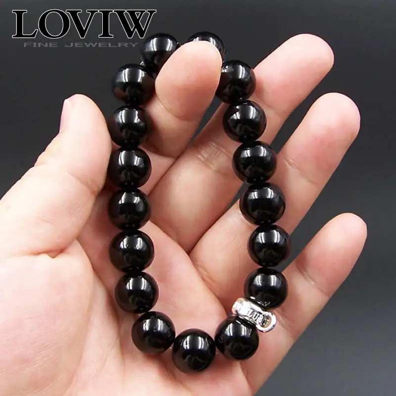 10mm black Obsidian beads beaded Charm bracelet Fit European thomas Jewelry Gift For Women new DIY jewellery 925 sterling silver
10mm black Obsidian beads beaded Charm bracelet Fit European thomas Jewelry Gift For Women new DIY jewellery 925 sterling silver