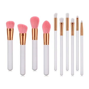 10 pcs White gold wooden handle Make up Brushes Set Foundation Powder Blusher Contour Eyeshadow Beauty Cosmetics Makeup Brushes
10 pcs White gold wooden handle Make up Brushes Set Foundation Powder Blusher Contour Eyeshadow Beauty Cosmetics Makeup Brushes