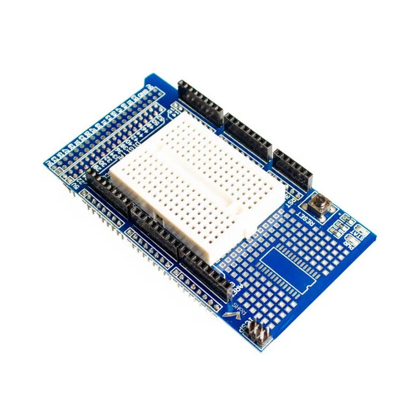 MEGA2560/1280 MEGA ProtoShield V3 prototype extension board versatile board (including breadboard) For arduino
MEGA2560/1280 MEGA ProtoShield V3 prototype extension board versatile board (including breadboard) For arduino